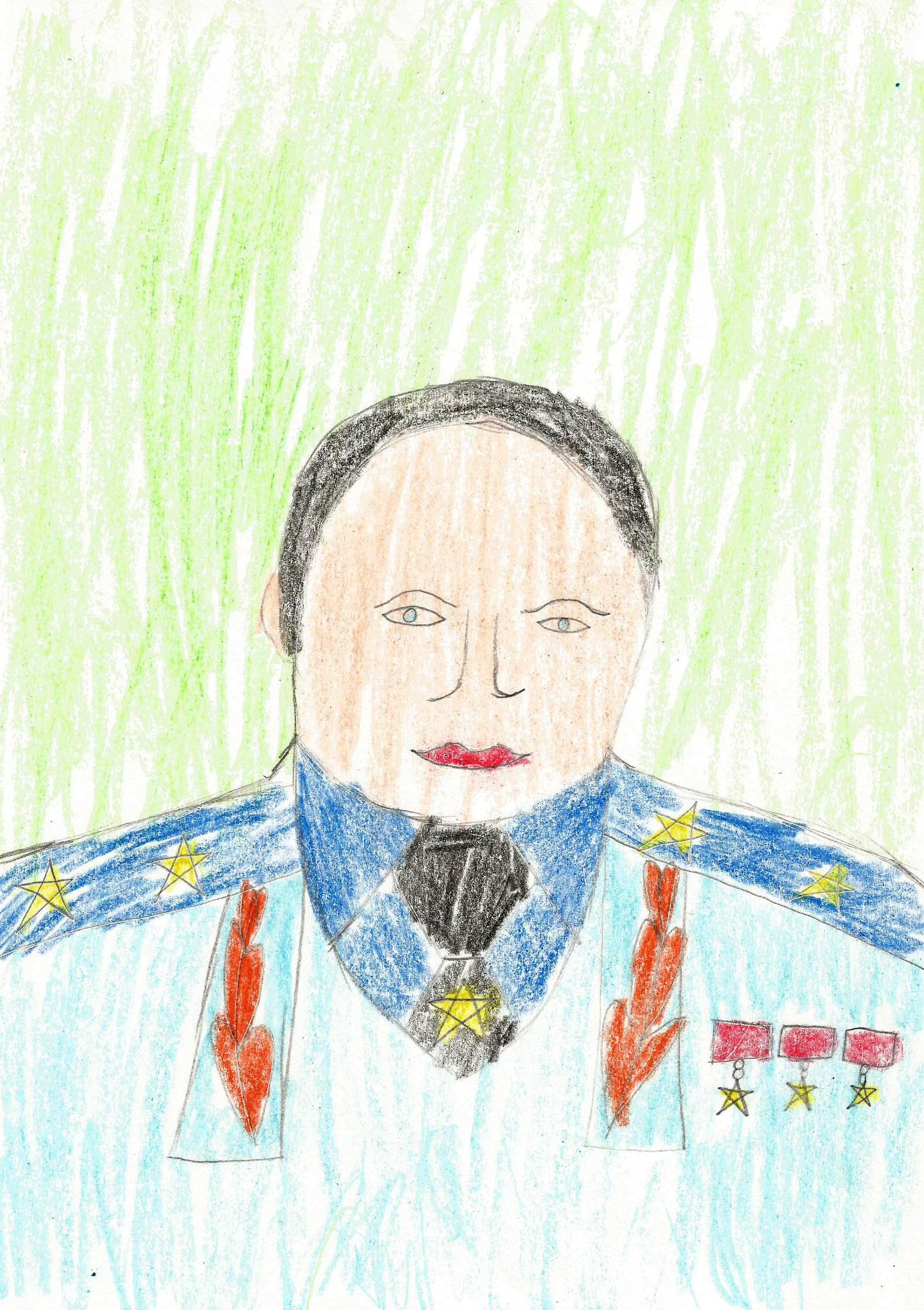 Георгий Жуков рисунок